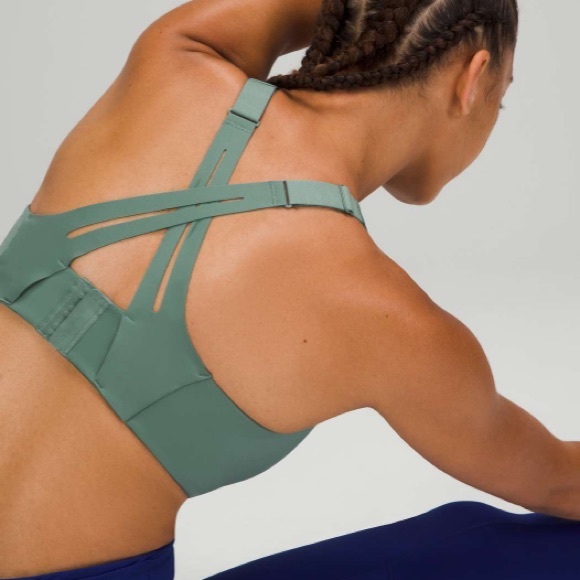 Lululemon AirSupport sports Bra Teal 36DDD, 36DD, 36F, 36E, 38DD, 38F - Picture 3 of 6